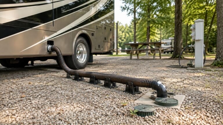 Can You Leave an RV Sewer Hose Connected at a Campsite