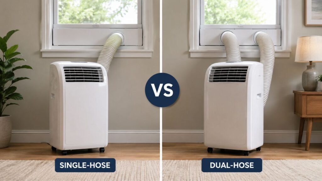 Single-Hose vs Dual-Hose Portable AC