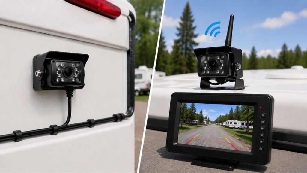 Wired vs Wireless RV Backup Camera